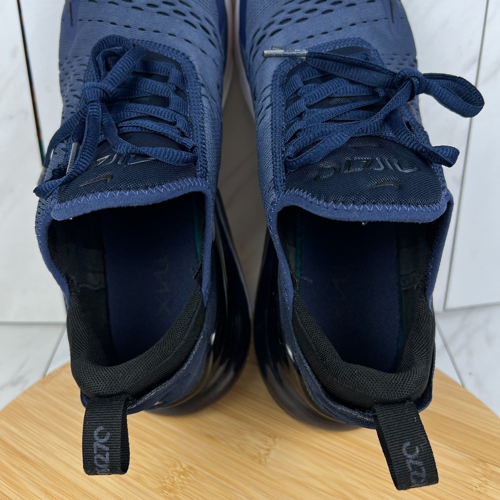 Nike Air Max 270 Mens Size 11 Midnight Navy Black Running Gym Shoes AH8050-400 - Picture 11 of 12